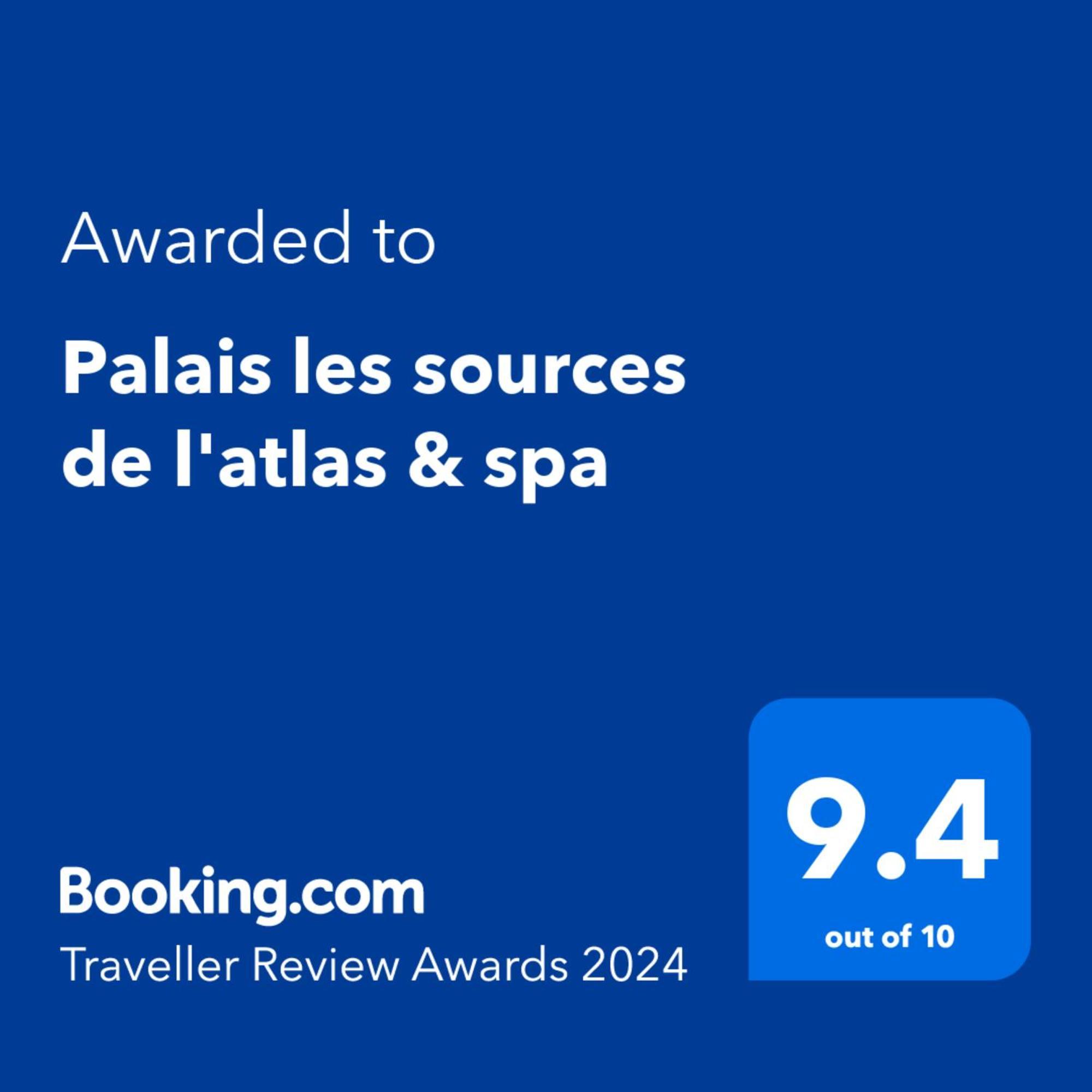 马拉喀什Palais Les Sources De L'Atlas & Spa住宿加早餐旅馆 外观 照片